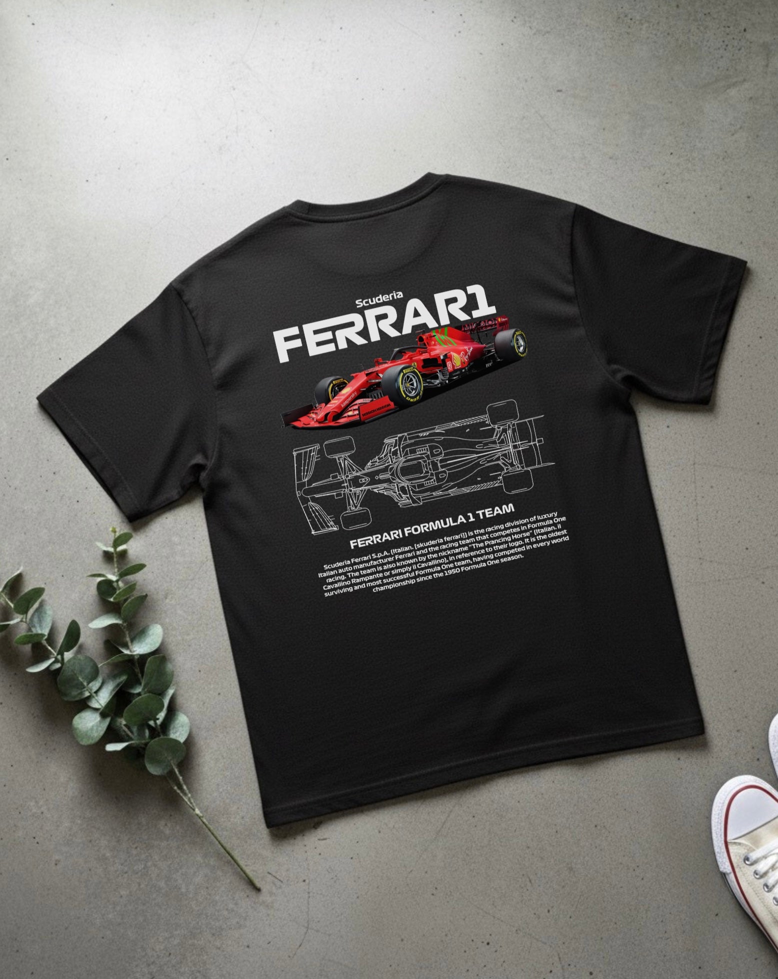 FERRARI Oversized T Shirt